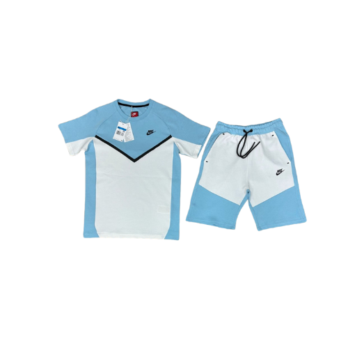 Nike Tech Fleece Summer Set - White Blue™