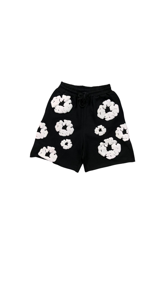 Denim Tears Black Wreath Shorts