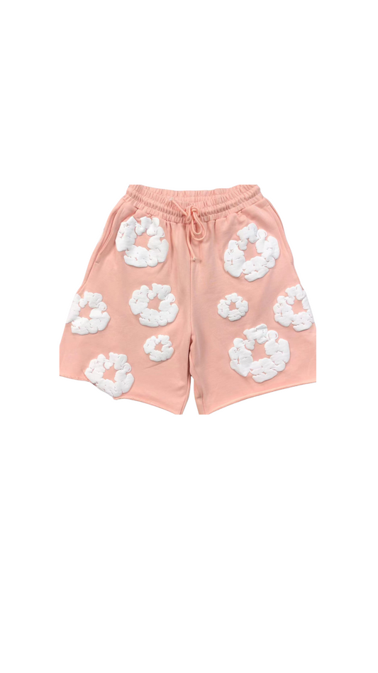 Denim Tears Pink Flower Wreath Shorts™