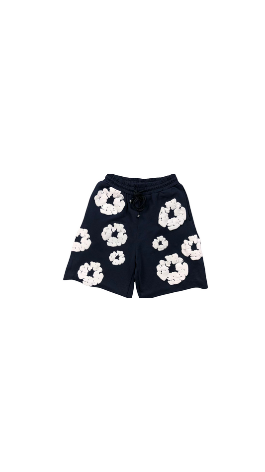Denim Tears Navy Blue Wreath Shorts™