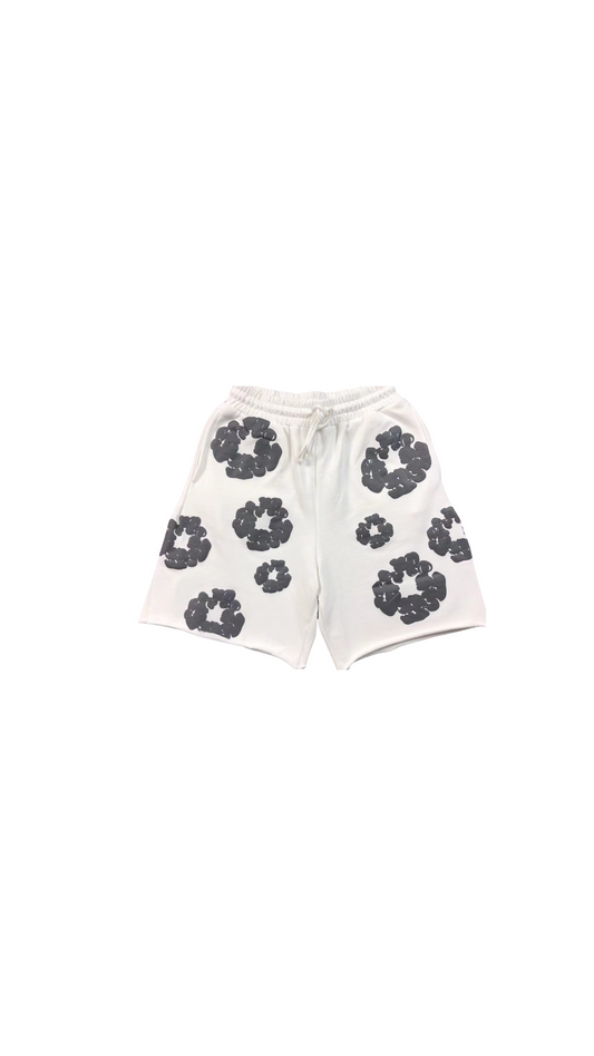 Denim Tears White Grey Wreath Shorts™