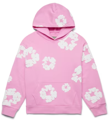 Denim Tears Pink Wreath Hoodie™